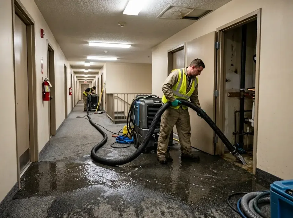 multi-unit-apartment-hallway-f-005 — frequently asked questions, Emergency Burst Pipe Water Extraction & Removal in Sebastia…